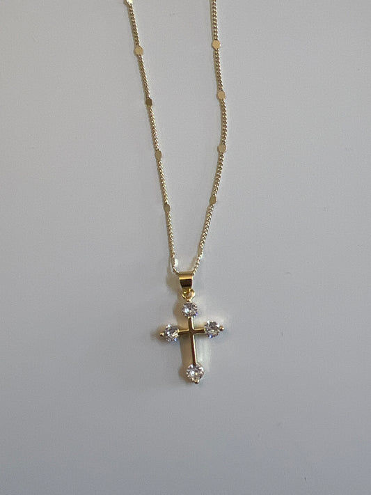 Clara cross necklace